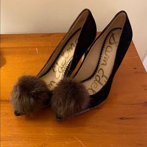 Sam Edelman- Brown Velvet Pumps